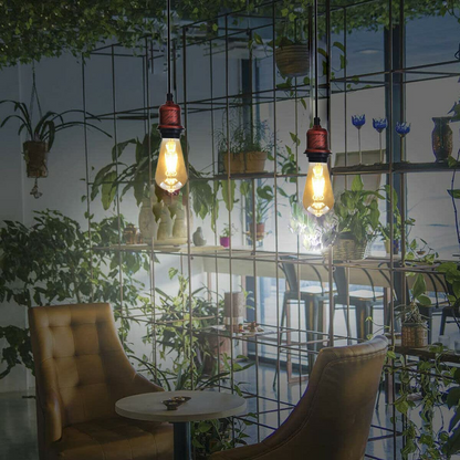 Light Hanging Pendant Light Cord E26 Socket PVC Light Fixture~1142