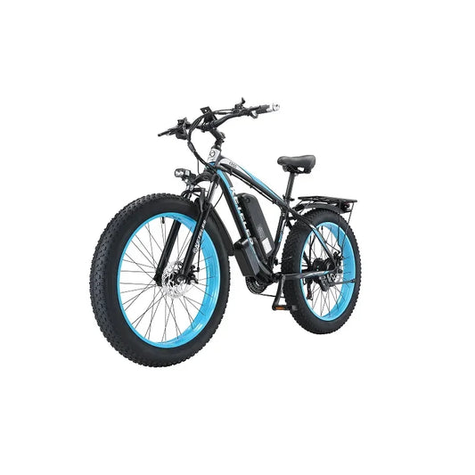 2000W High Power Two Wheel Drive Dual Motor Electric Bike With 26AH Lithium Battery and 26x4.0 inch Fat Tire E-Bike