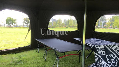 Large Outdoor 6-8 Persons Multi-window Ventilated, Integrated Yurt Tent