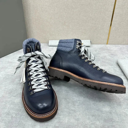 Men's Casual Lace-up High Top Hiking Boots