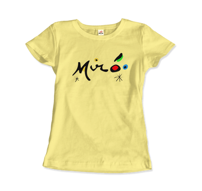 Joan Miro Colorful Signature Artwork T-Shirt