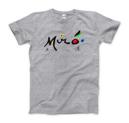 Joan Miro Colorful Signature Artwork T-Shirt