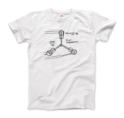 Flux Capacitor Sketch from Back to the Future T-Shirt