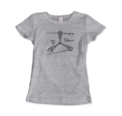 Flux Capacitor Sketch from Back to the Future T-Shirt
