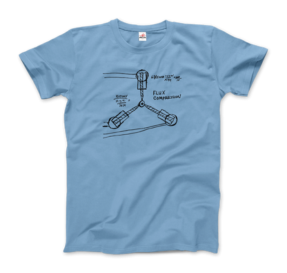 Flux Capacitor Sketch from Back to the Future T-Shirt