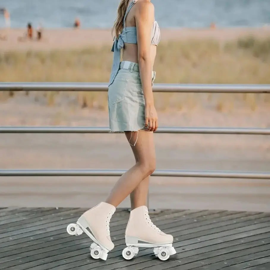 Beginner Stylish Dance Quad Roller Skates