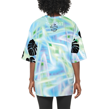 Women’s Avant-Garde Oversized Short-Sleeve T-Shirt-Heavyweight 225g
