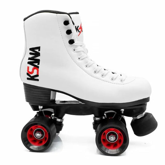 KSANA Microfiber Leather, Speed Sliding, Quad Sneakers Quad Roller Skates