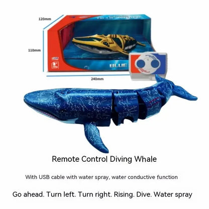 Children's RC Submarine Underwater Boat With 480p Camera  - Shark