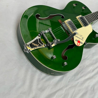 GRETSCH Green Electric Semi-hollow Body  Guitar  with Chrome Hardware