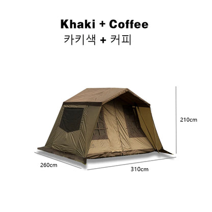 Mounthiker Large  3-6 Persons Outdoor Camping Cabin Window Ultralight Tent
