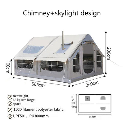6-8 person Enlarged Inflatable Camping Tent