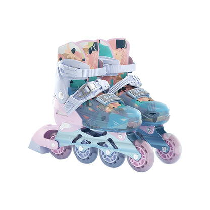 Adjustable Inline Roller Skates (Flashing Wheels)