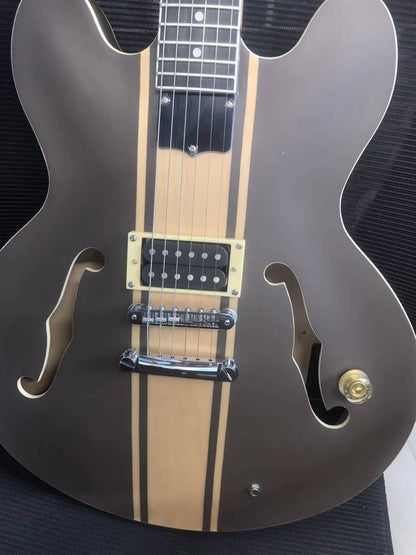 Tom Delonge Signature ESa-333 Olive Brown Semi Hollow Body Electric Guitar
