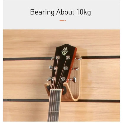 Wood Wall Mounted Guitar and Ukulele Hanger