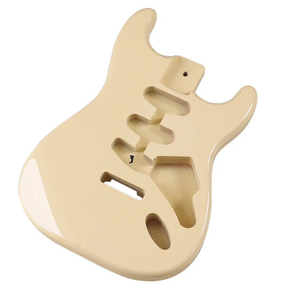DIY Poplar Wood ST High Gloss Finished Guitar Body