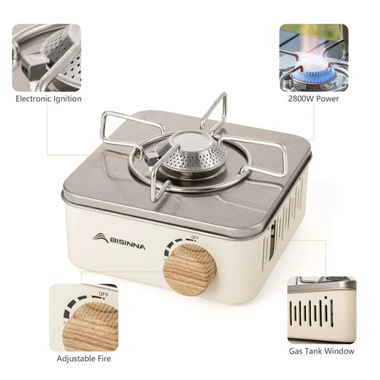 BISINNA 2800W Portable Camping Gas Stove