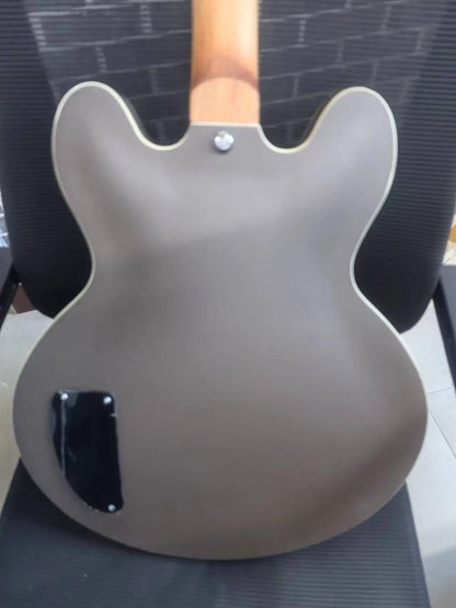 Tom Delonge Signature ESa-333 Olive Brown Semi Hollow Body Electric Guitar