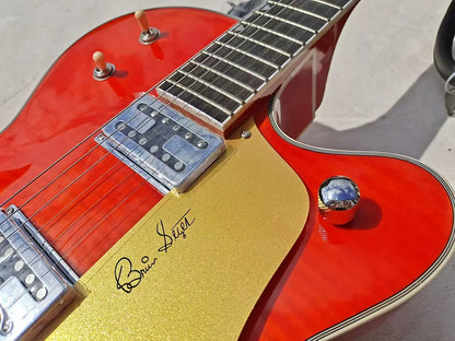 Semi Hollow Jazz Guitar With Tremolo
