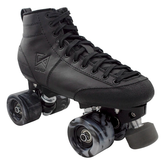 Original Capetos Quad Skate Wheels - 60x40mm  88A Swirl Wheels (Black)