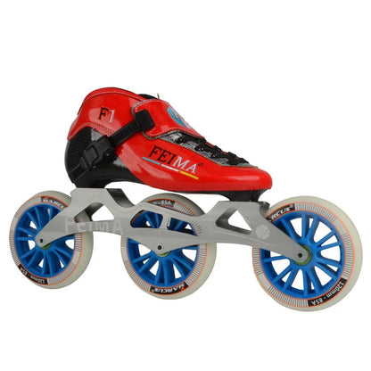 FEIMA 120mm 3 Big Wheel Outdoor Inline Speed Skates