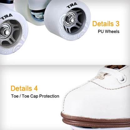 Beginner Indoor Quad Roller Dance Skates