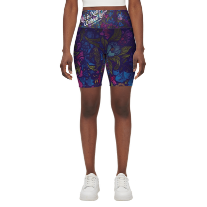 Original Era Women’s 'Nothing Without Love' Floral Bike Shorts