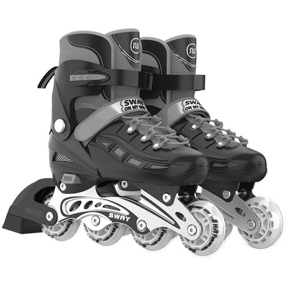 Beginners Inline Roller Skates (Flashing Wheels)