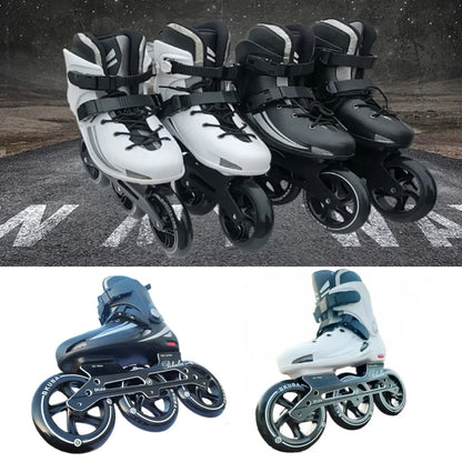 Professional 3 wheels Inline Speed Roller Skates