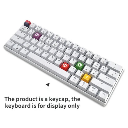 5pcs Super Mario Bros Keycaps for Computer Keyboards