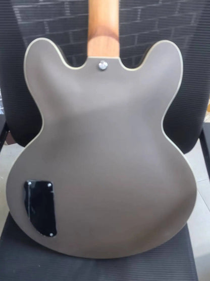 Tom Delonge Signature ESa-333 Olive Brown Semi Hollow Body Electric Guitar