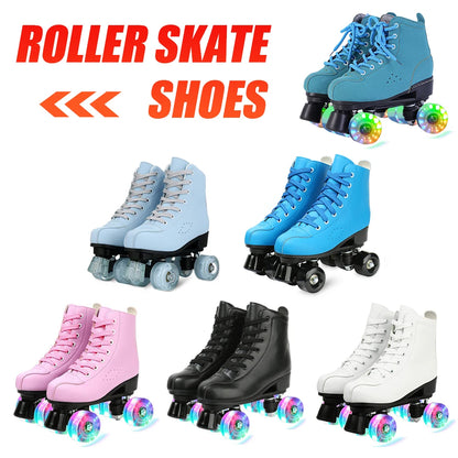 Indoor/Outdoor Classic Quad Roller Skates