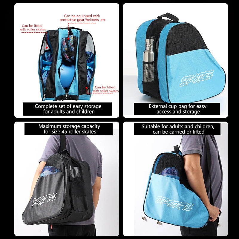 Portable Roller Skates Bag Large
