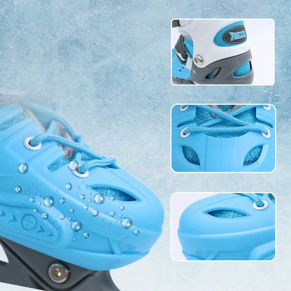 Solid Colored Professional Thermal Ice Skates