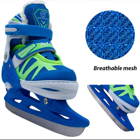 1 Pair Adjustable Ice Figure Skates
