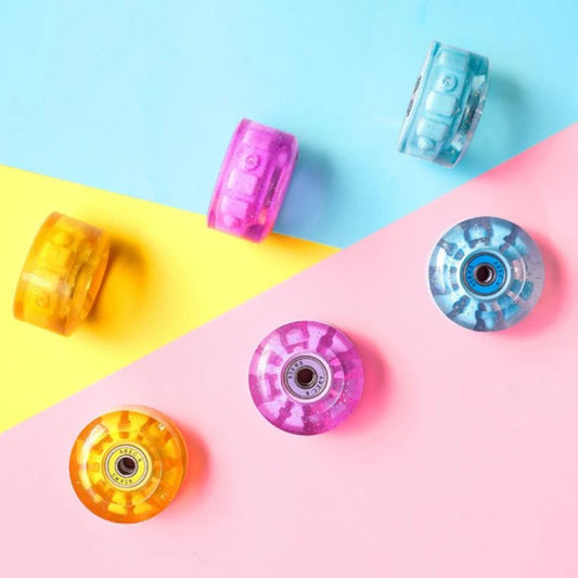 82A PU 58mmx32mm Luminous Outdoor Quad Wheels