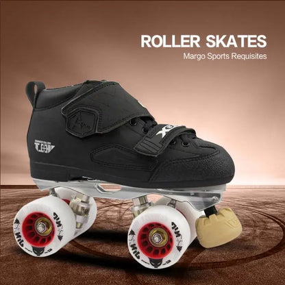 Breathable Mesh Lining Derby Quad Roller Skates