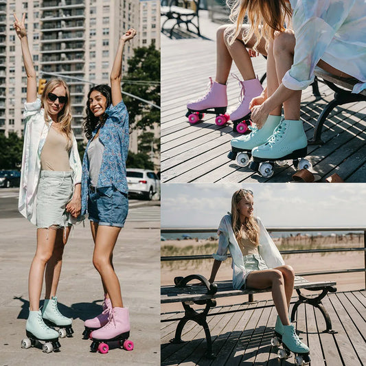 Indoor/Outdoor Classic Quad Roller Skates