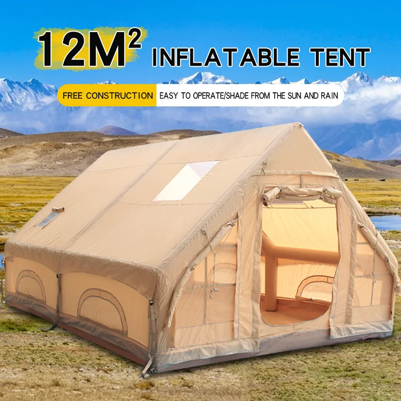 Large  Premium Waterproof Inflatable Tent Outdoor Camping