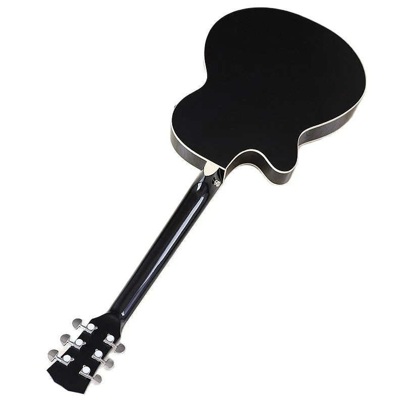 40" Beginner's Thin Body Acoustic Electric Guitar Kit with Accessories - Various Colours