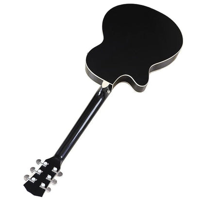 40" Beginner's Thin Body Acoustic Electric Guitar Kit with Accessories - Various Colours