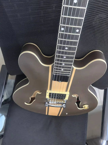 Tom Delonge Signature ESa-333 Olive Brown Semi Hollow Body Electric Guitar