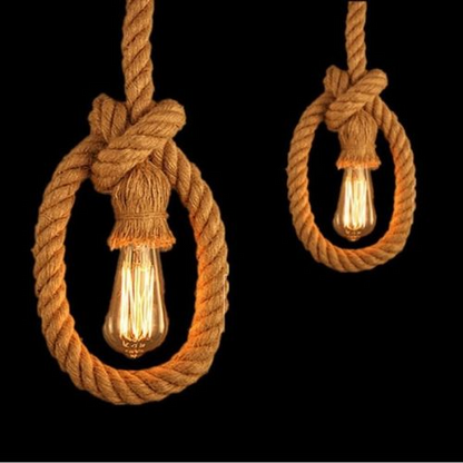 Industrial Pendant Light Cord Kit Twisted Rope E26 Socket~1235
