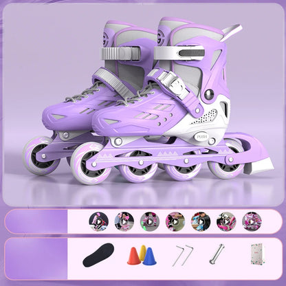 Outdoor 4 Wheels Free Style  Inline Roller Skates