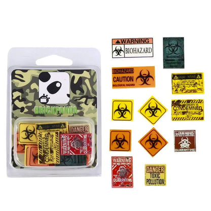 Miniature recreational block toy pieces