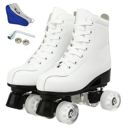 Indoor/Outdoor Classic Quad Roller Skates