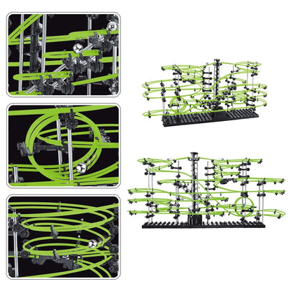 Spacerail Marble Run (Luminous Version)