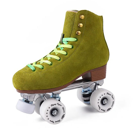 Men's Retro Suede Quad Roller Skate - Indoor/Outdoor