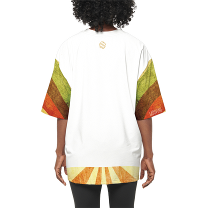 Original Era Women’s "Groovy Vibes" Oversized Short-Sleeve T-Shirt