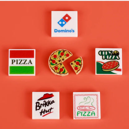 Miniature recreational block toy pieces